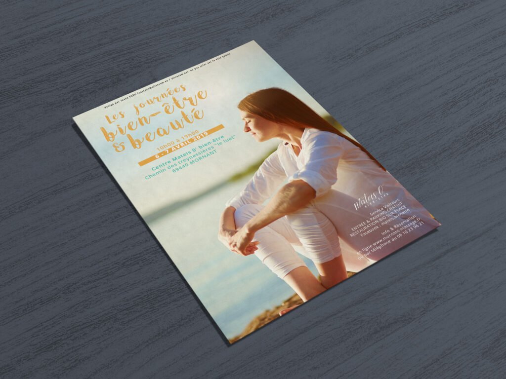 affiche journée bien-etre et beauté mateis