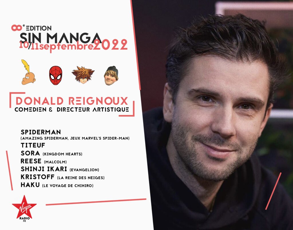 carton Invite Donald Reignoux sinmanga 2022