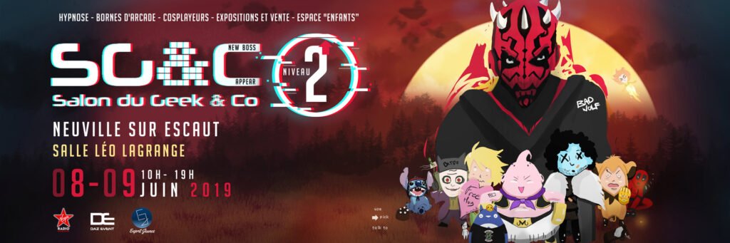 banniere salon geek&co