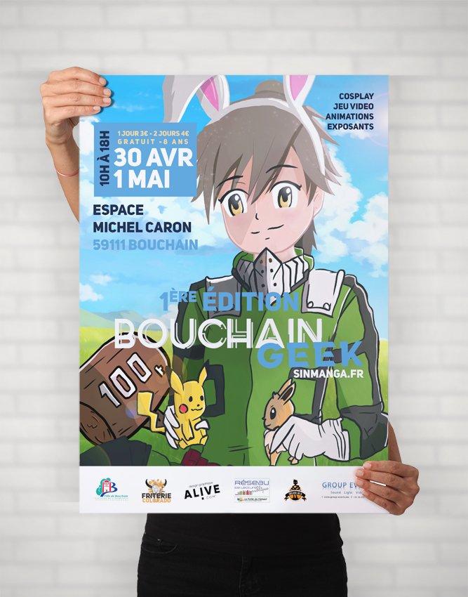 affiche bouchain geek