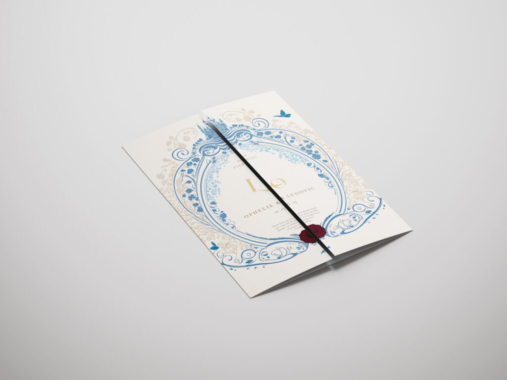 Faire-part mariage conte de fée