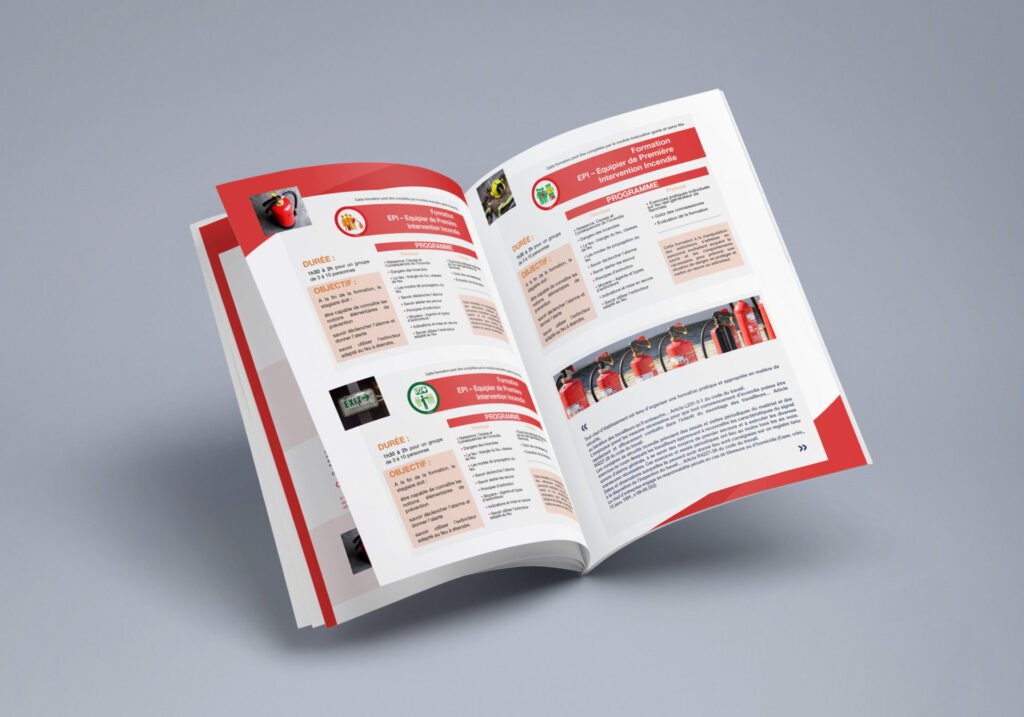 maquette mise en page livret de formation