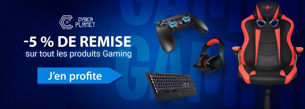 banniere promo gaming